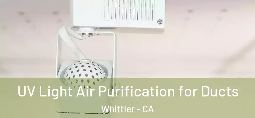  UV Light Air Purification for Ducts Whittier - CA